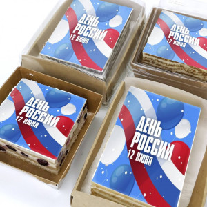 Торт-открытка "Воздушные шары"