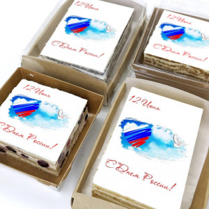 Торт-открытка "Голубь"