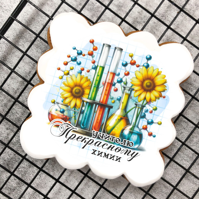Набор имбирных пряников "Учителю химии" Набор имбирных пряников "Учителю химии"