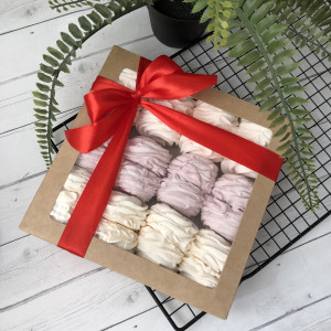 Набор зефира ручной работы "Тотальное ассорти", 12 шт   