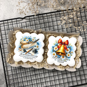 Набор имбирных пряников "Учителю русского языка и литературы"   