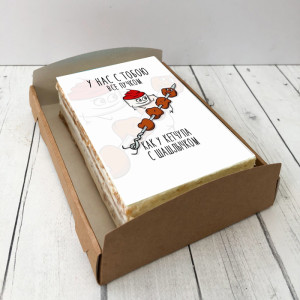 Торт-открытка "Все пучком"