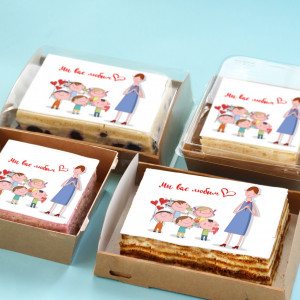 Торт-открытка "Мы Вас любим"