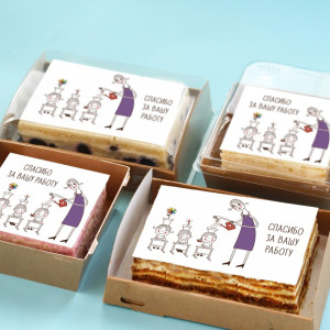 Торт-открытка "Сеять добро"