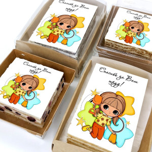 Торт-открытка "Спасибо"