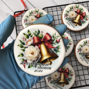 Имбирный пряник "Последний звонок", 10 шт 