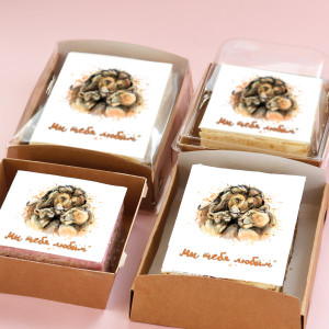 Торт-открытка "Мы тебя любим"