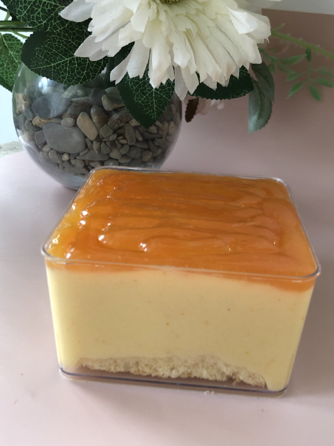 Бенто-торт в боксе Апельсиновый фреш