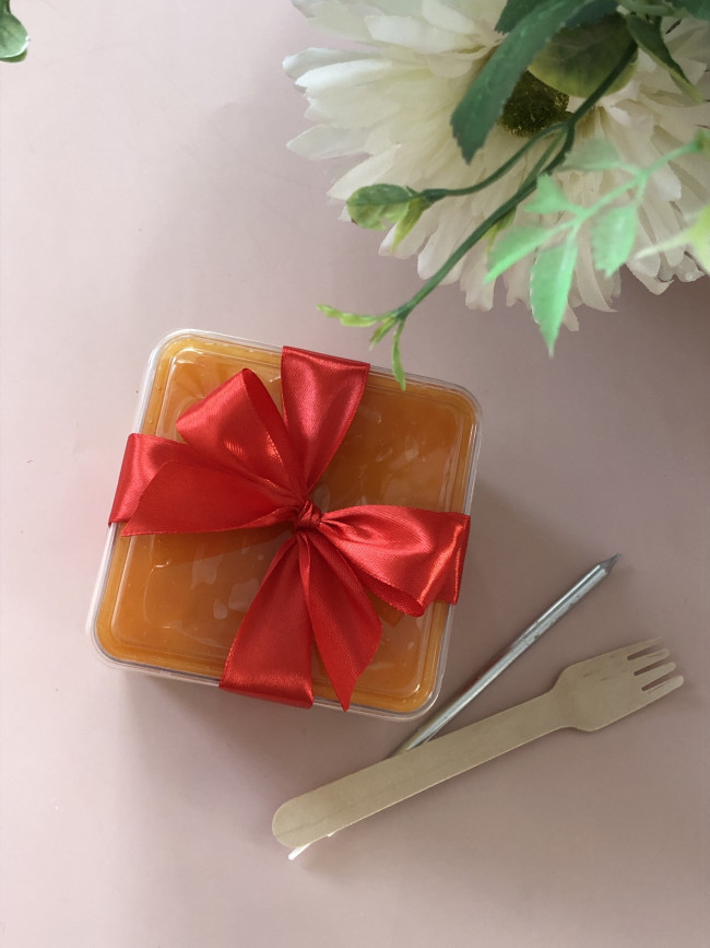 Бенто-торт в боксе Апельсиновый фреш