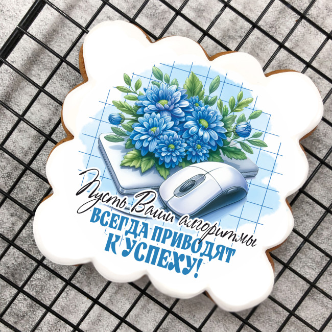 Набор имбирных пряников "Учителю информатики" (мужчине)