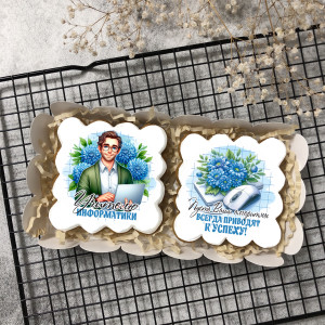 Набор имбирных пряников "Учителю информатики" (мужчине)