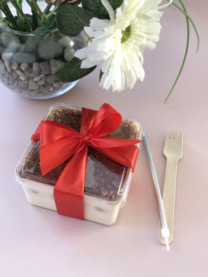 Бенто-торт в боксе "Тирамису"