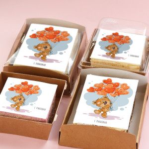 Торт-открытка "С любовью"