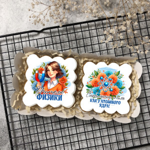 Набор имбирных пряников "Учителю физики" (женщине)