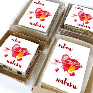 Торт-открытка "Твоя навеки"