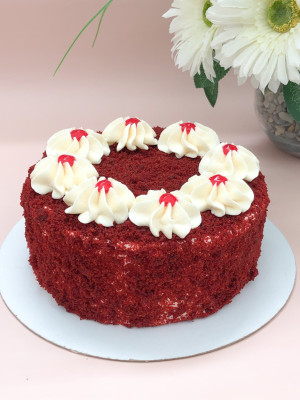 Торт  "Красный бархат с вишней", 1 кг