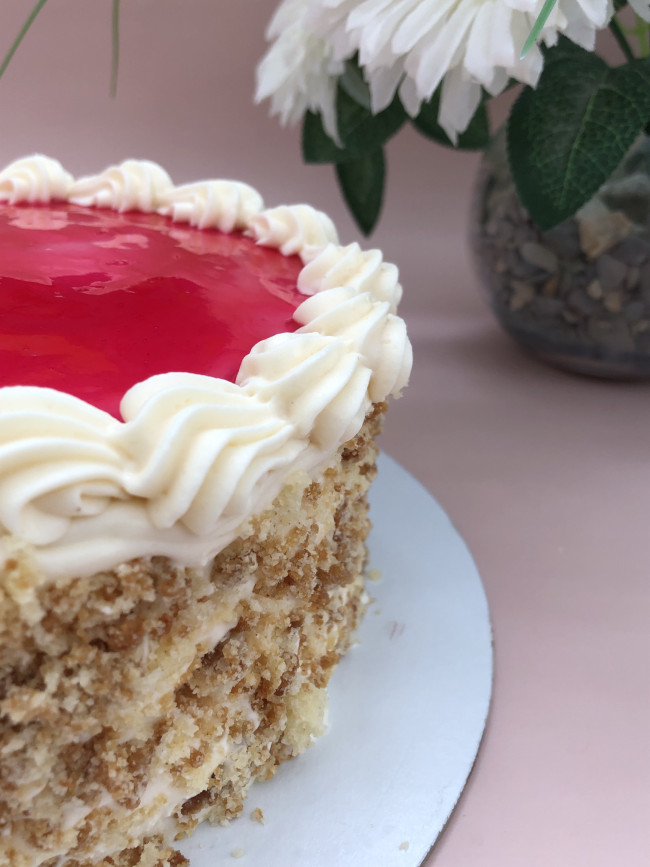 Бенто-торт  "Клубничный йогурт", 1 кг