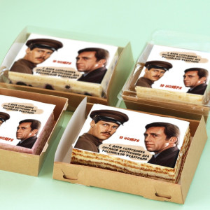 Торт-открытка "Жиглов и Шарапов"