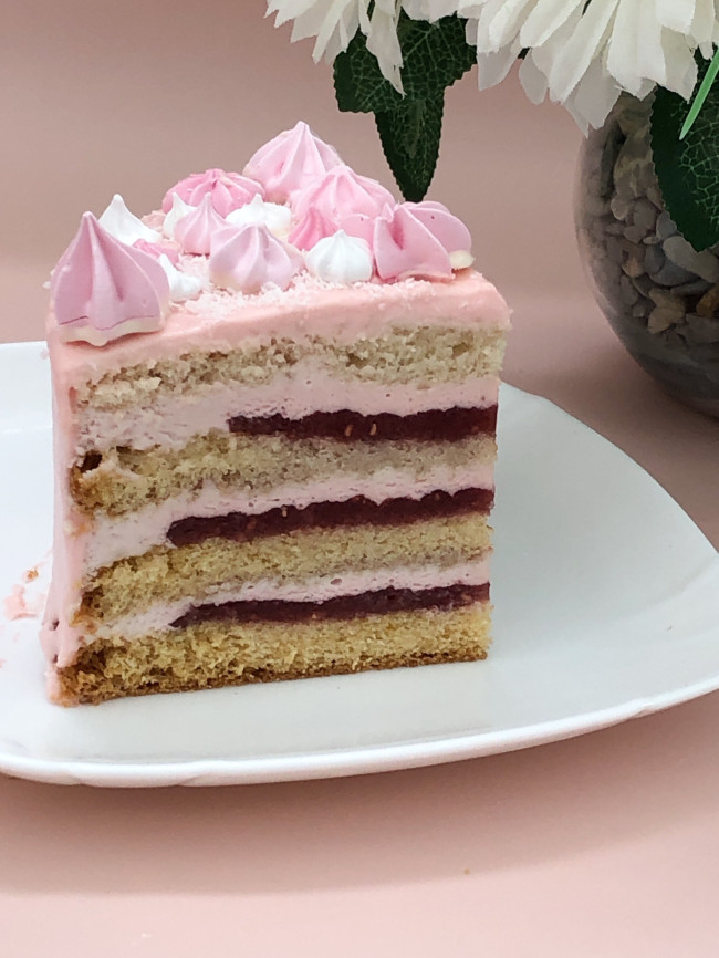 Бенто-торт  "Ягодный пломбир", 1 кг 