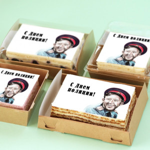 Торт-открытка "С днем полиции"