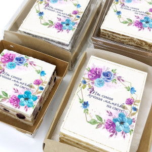 Торт-открытка "Самая лучшая мамочка"