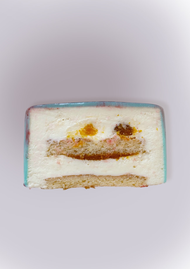 Бенто-торт  Сердце, бисквитно-муссовый