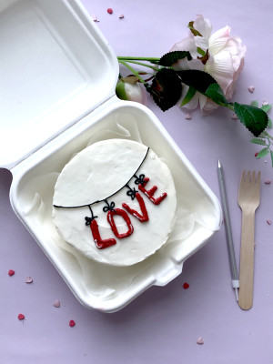 Бенто-торт Гирлянда любви