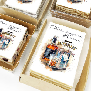 Торт-открытка "Виски"  