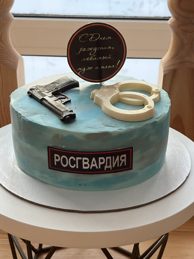 Торт для мужчины "Росгвардия"