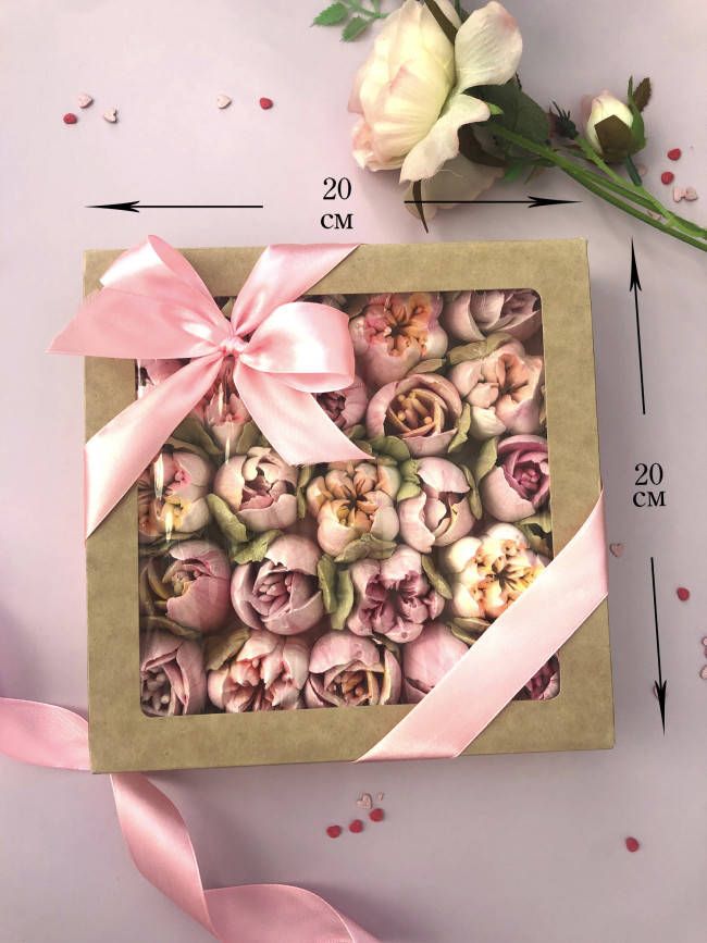 Набор тюльпанов из зефира ручной работы 