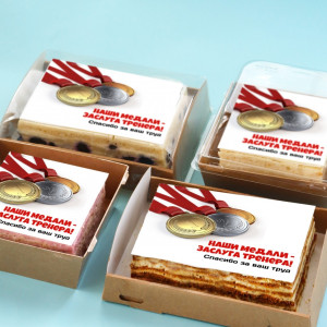 Торт-открытка "Наши медали"