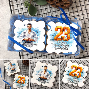 Имбирный пряник "Тренеру с 23 февраля" 