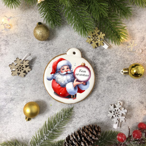 Имбирный пряник с логотипом "Дед Мороз"  