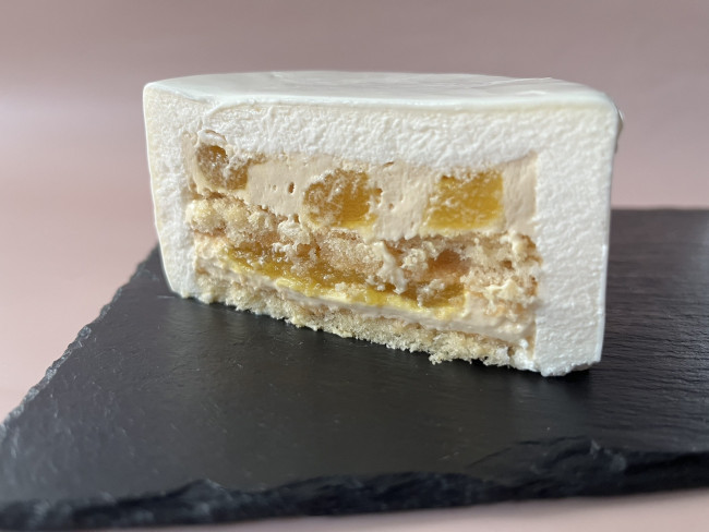 Бенто-торт  "Сердечки", бисквитно-муссовый