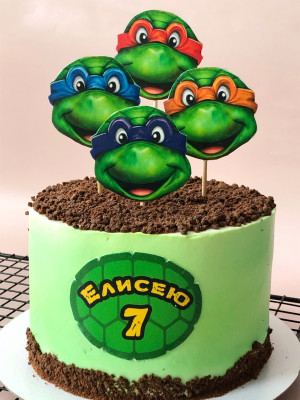 Торт "Черепашки"