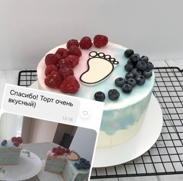 Гендерный торт «Кто у нас?»