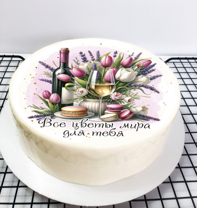 Муссовый торт «Все цветы мира для тебя»