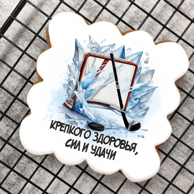 Набор имбирных пряников "Тренеру по хоккею" Набор имбирных пряников "Тренеру по хоккею"