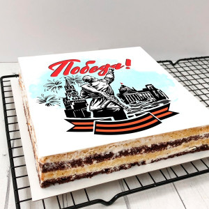 Торт-открытка "Победа"