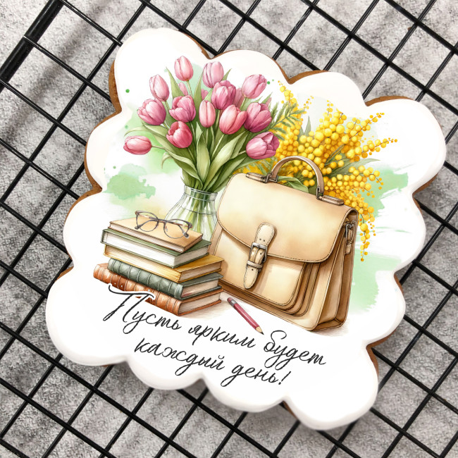 Набор имбирных пряников "Для учителя", 2 шт