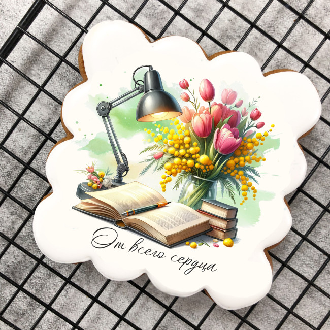 Набор имбирных пряников "Для учителя", 4 шт 