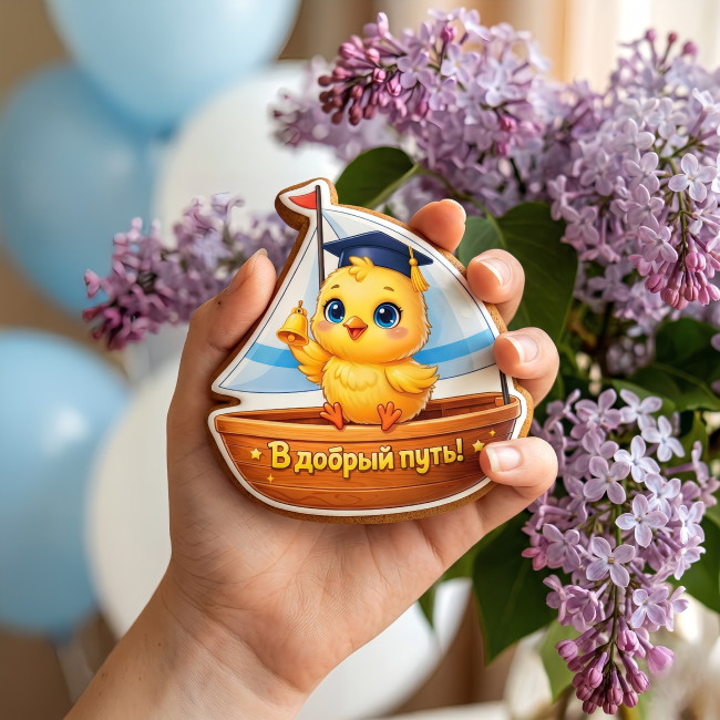 Имбирные пряники на выпускной "Кораблики"