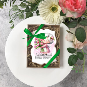 Имбирный пряник "Любимой бабушке"