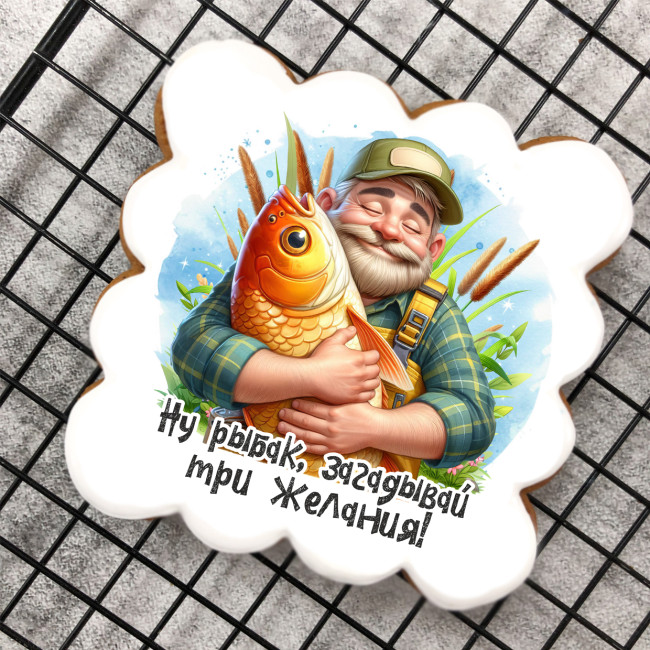 Набор имбирных пряников "Рыбак, загадывай..." Набор имбирных пряников "Рыбак, загадывай..."