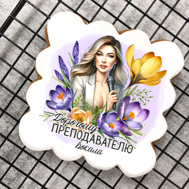 Набор имбирных пряников "Преподавателю вокала" Набор имбирных пряников "Преподавателю вокала"