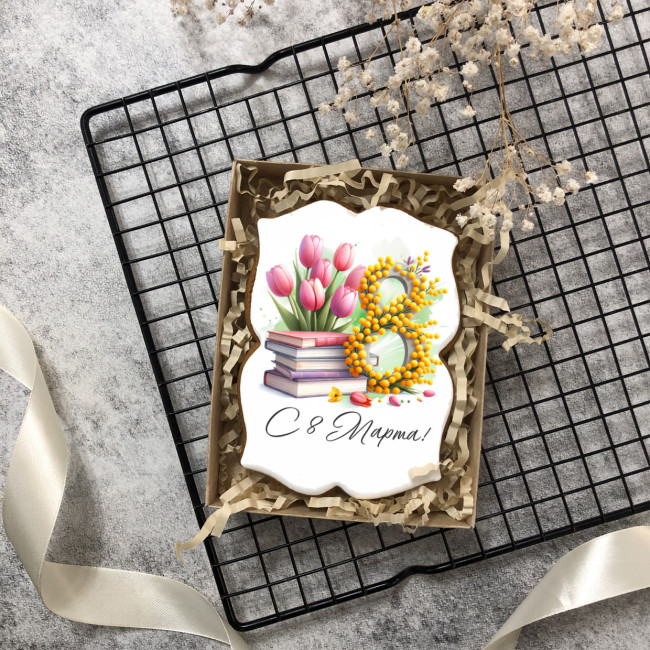 Имбирный пряник "С 8 марта"  