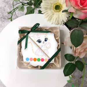 Пряник-раскраска "Белочка"  