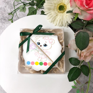 Пряник-раскраска "Мишка" 