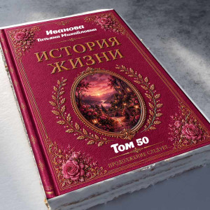 Торт-книга "История жизни"   