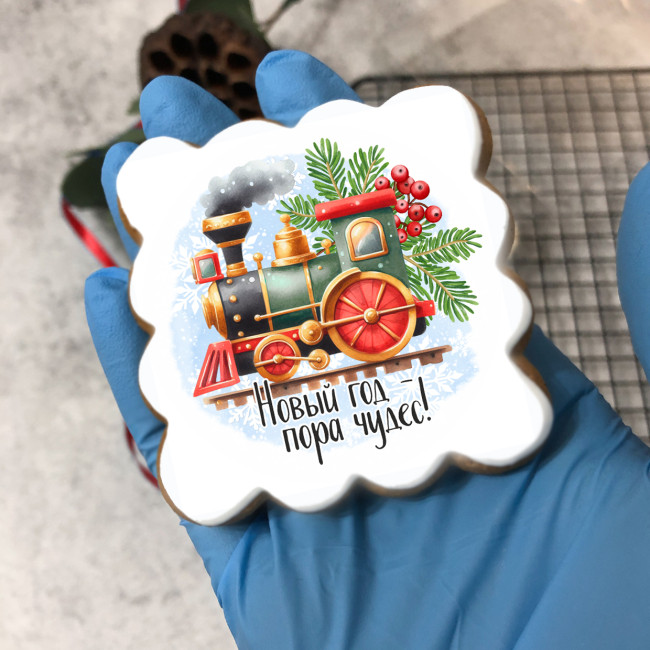 Набор имбирных пряников "Новый год-пора чудес", 2 шт Набор имбирных пряников "Новый год-пора чудес", 2 шт